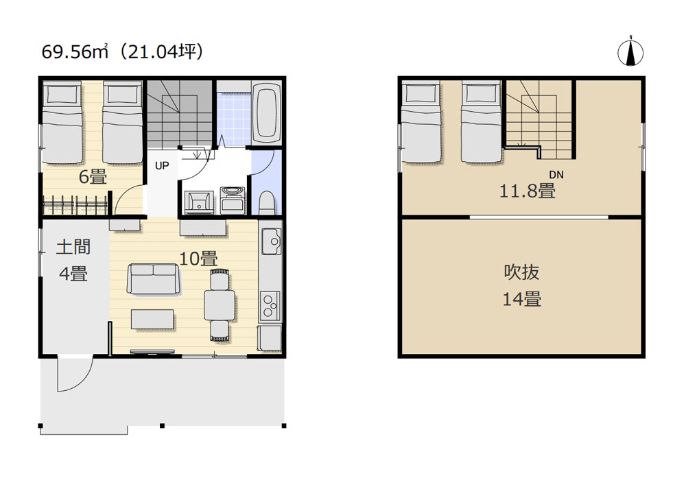 ロフトタイプA間取り